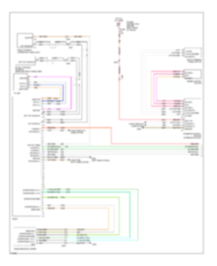 Radio Wiring Diagram 1 of 2 for Dodge Challenger R T 2012