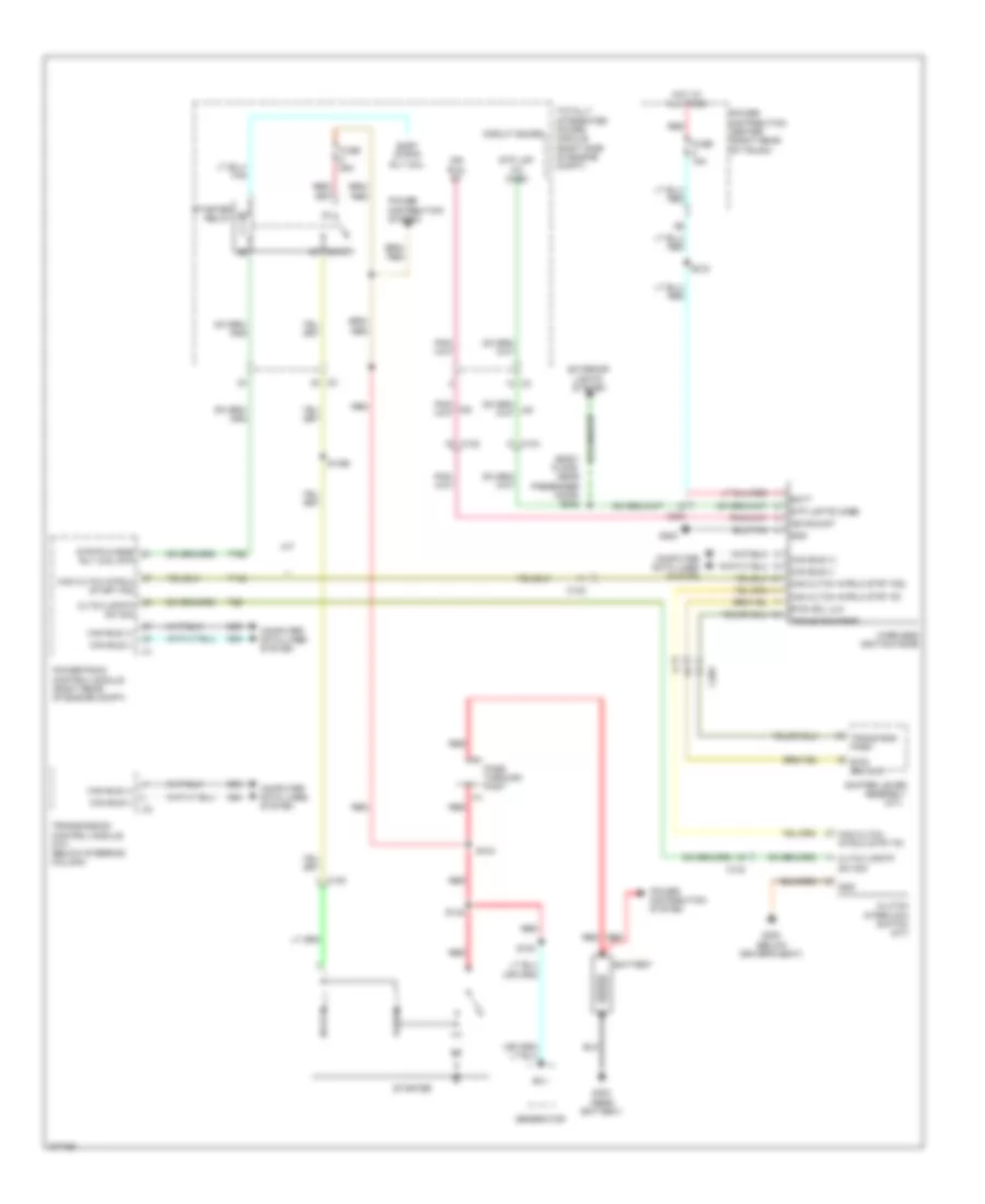 Starting Wiring Diagram for Dodge Challenger RT 2012