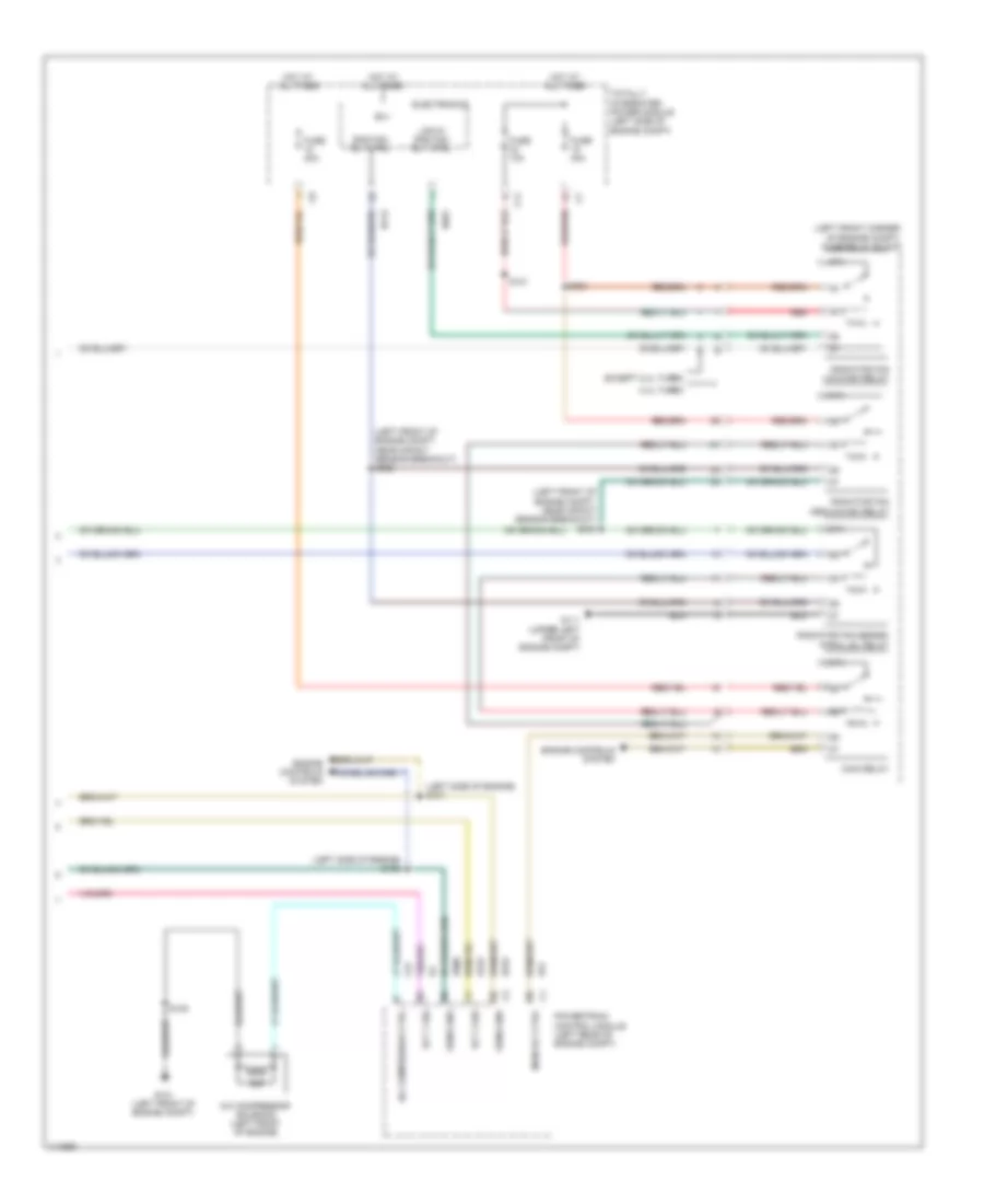 Manual A C Wiring Diagram 2 of 2 for Dodge Caliber Express 2010