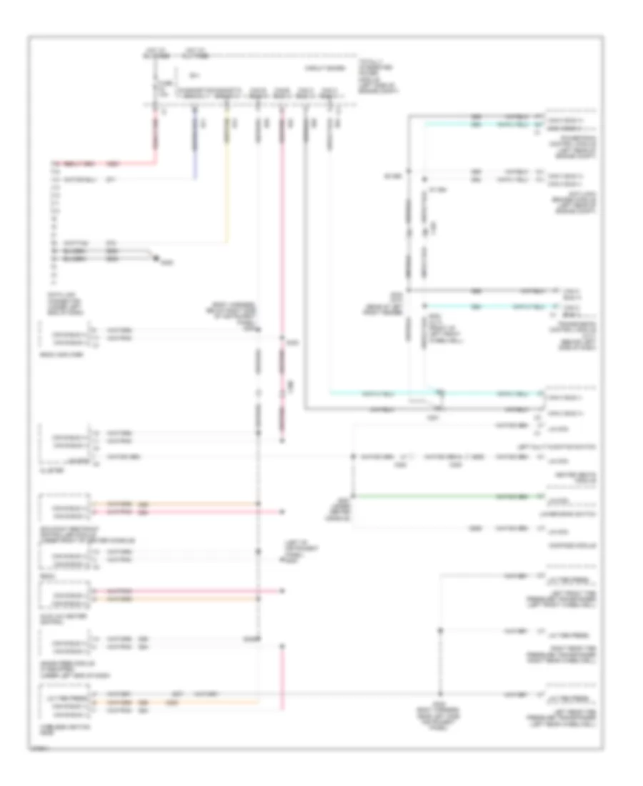 Computer Data Lines Wiring Diagram for Dodge Caliber Express 2010