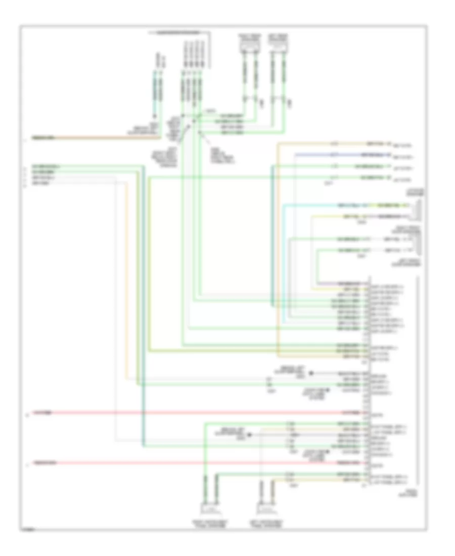 Radio Wiring Diagram (2 of 2) for Dodge Caliber Express 2010