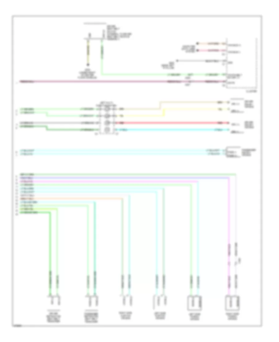Supplemental Restraints Wiring Diagram (2 of 2) for Dodge Caliber Express 2010