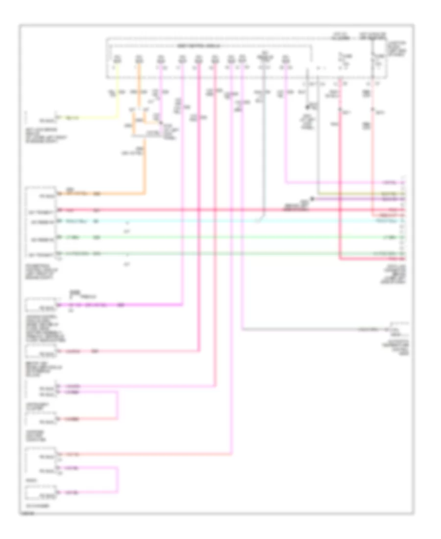 Computer Data Lines Wiring Diagram for Dodge Stratus RT 2006