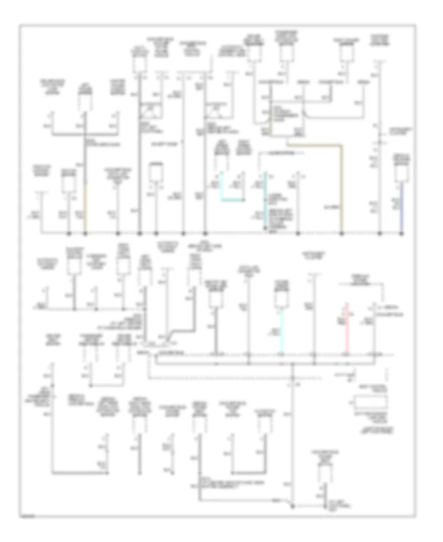 Ground Distribution Wiring Diagram (2 of 3) for Dodge Stratus RT 2006