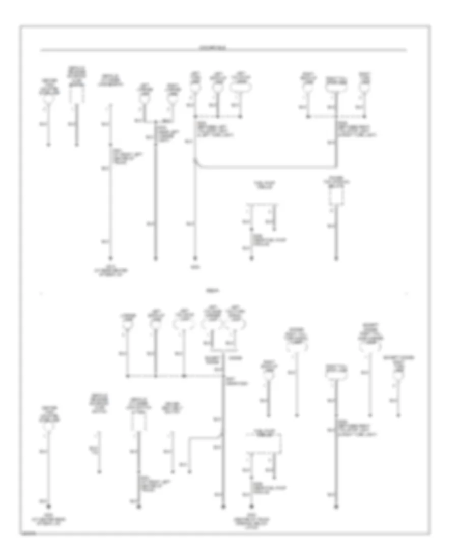 Ground Distribution Wiring Diagram (3 of 3) for Dodge Stratus RT 2006