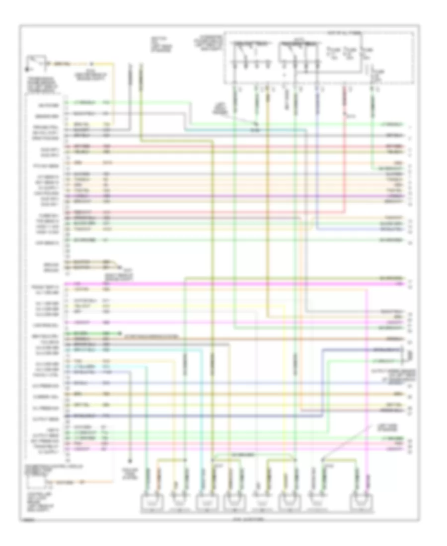 5.9L, Engine Performance Wiring Diagram (1 of 3) for Dodge Pickup R1500 2003