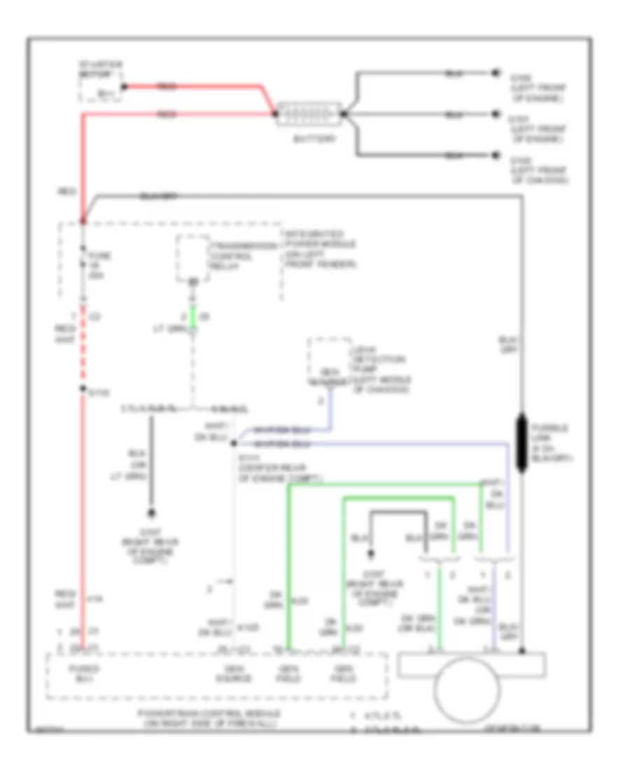 3 7L Charging Wiring Diagram for Dodge Pickup R2003 1500