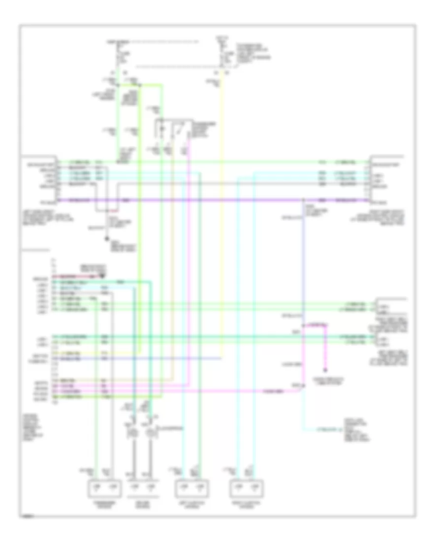 Supplemental Restraints Wiring Diagram for Dodge Pickup R2003 1500