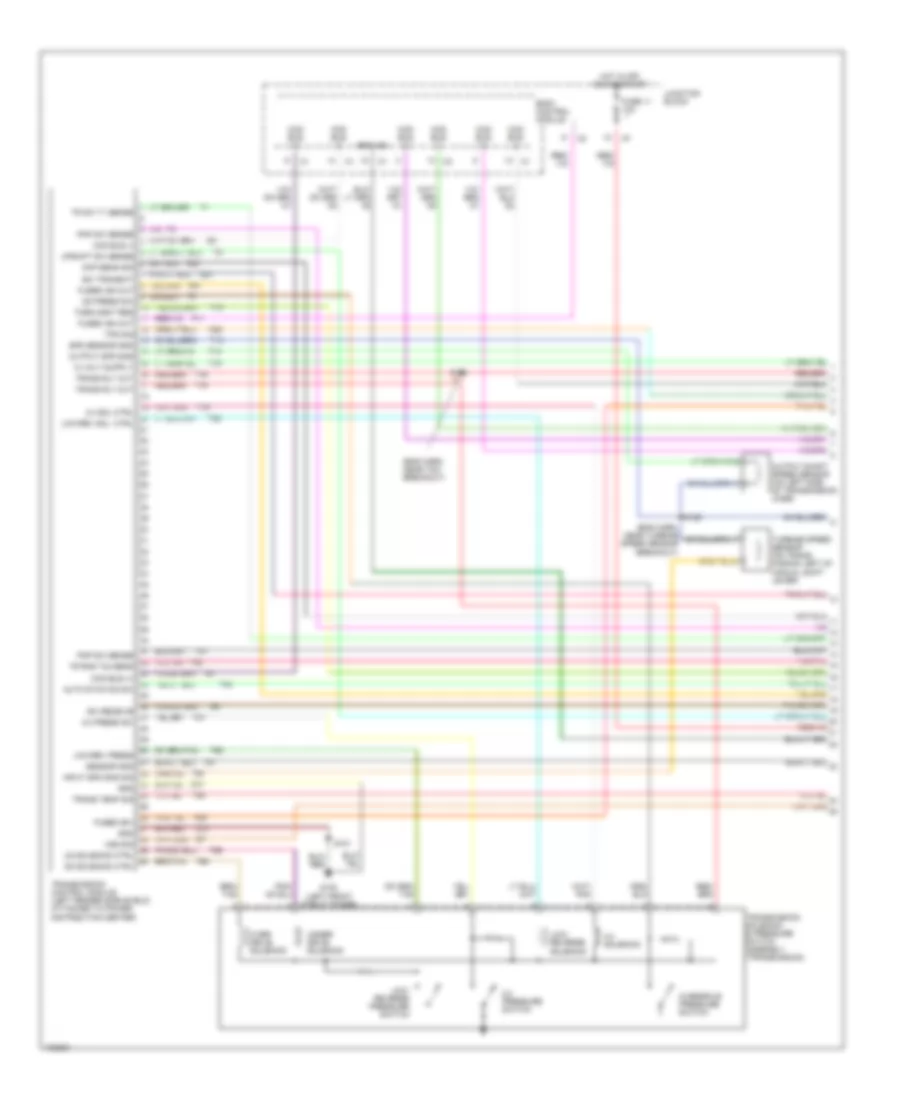 Transmission Wiring Diagram 1 of 3 for Dodge Stratus ES 1997