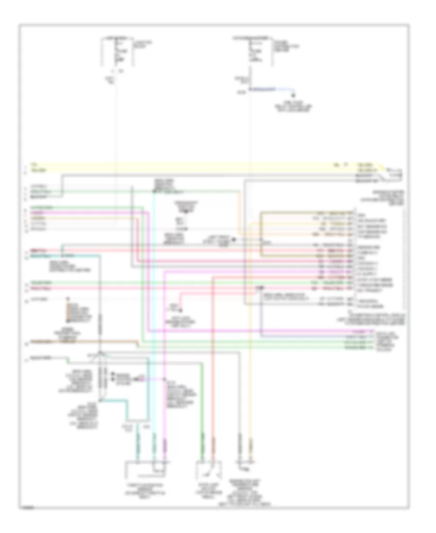 Transmission Wiring Diagram (3 of 3) for Dodge Stratus ES 1997