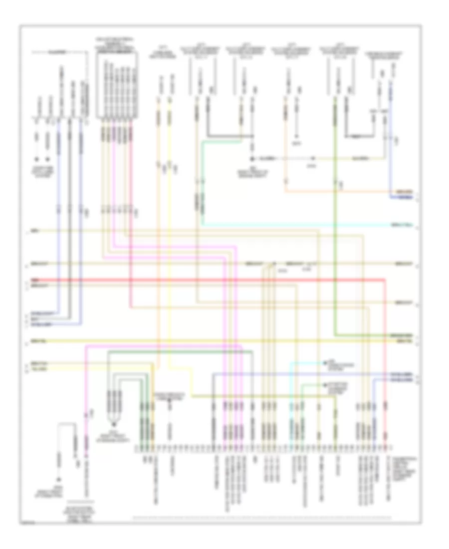 6.4L, Engine Performance Wiring Diagram (2 of 5) for Dodge Challenger RT Classic 2012