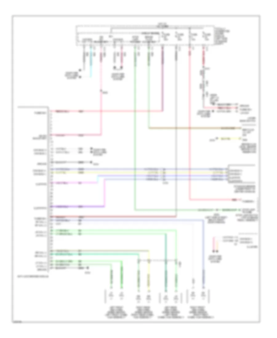 Anti lock Brakes Wiring Diagram for Dodge Caliber Heat 2010