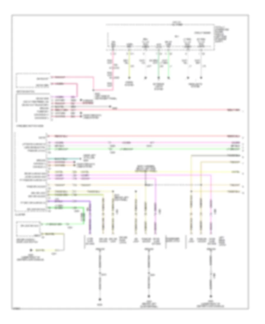 Anti theft Wiring Diagram 1 of 2 for Dodge Caliber Heat 2010