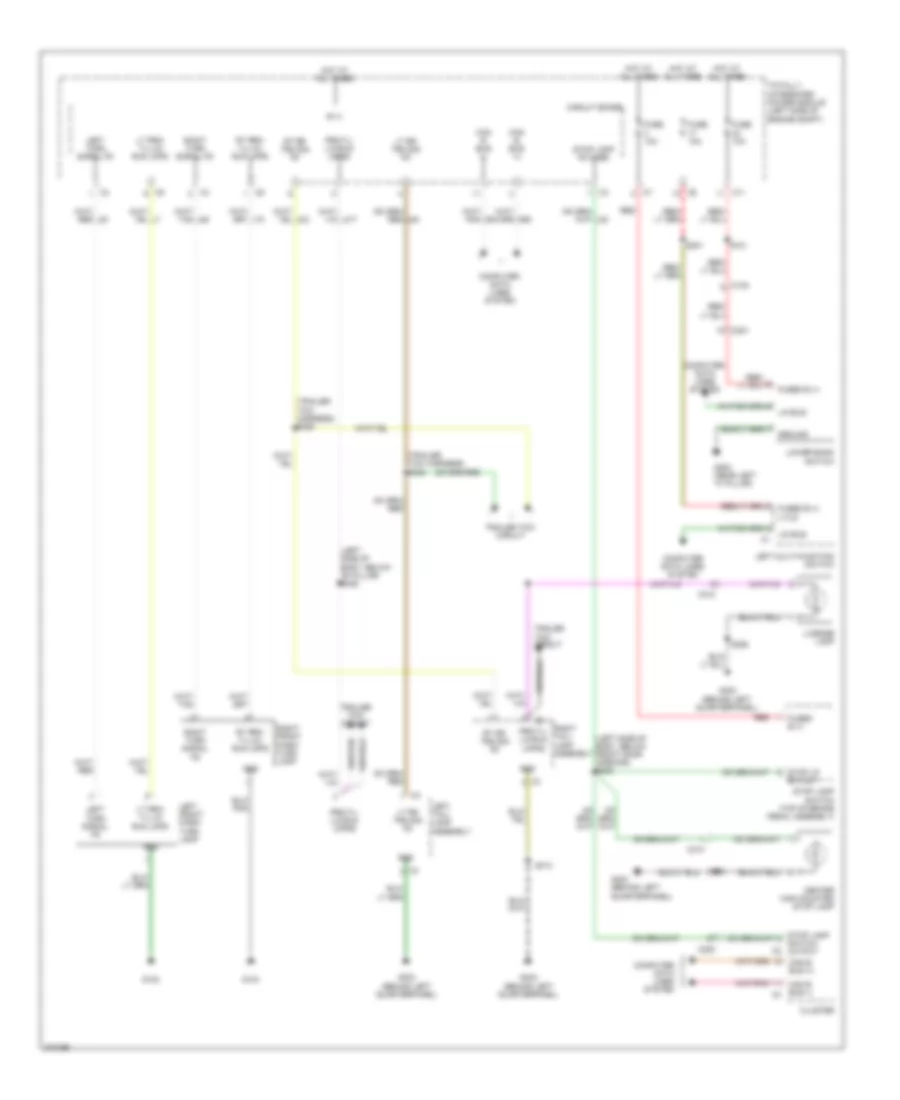 Exterior Lamps Wiring Diagram for Dodge Caliber Heat 2010