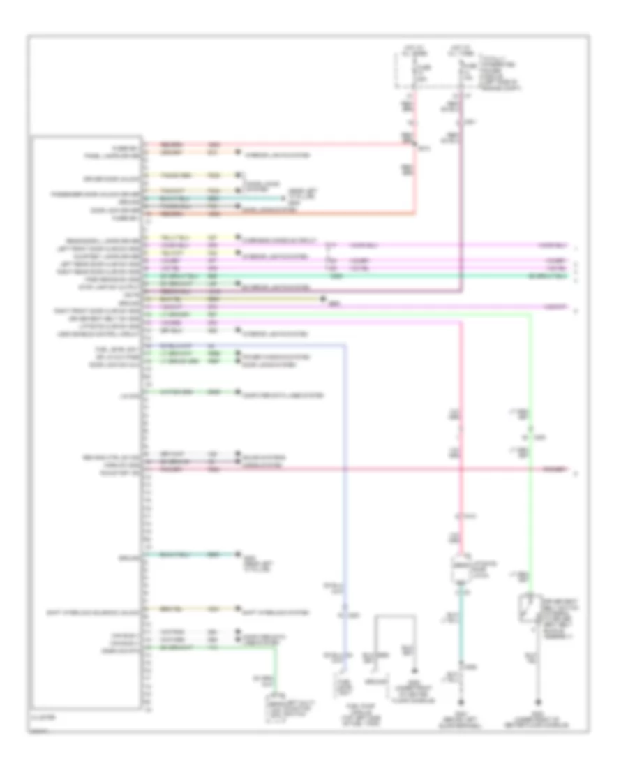 Instrument Cluster Wiring Diagram 1 of 2 for Dodge Caliber Heat 2010