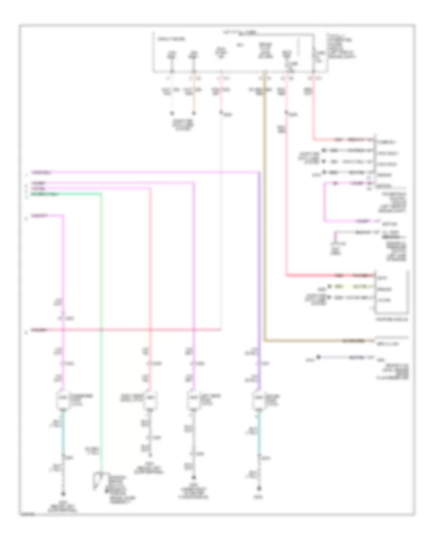 Instrument Cluster Wiring Diagram (2 of 2) for Dodge Caliber Heat 2010