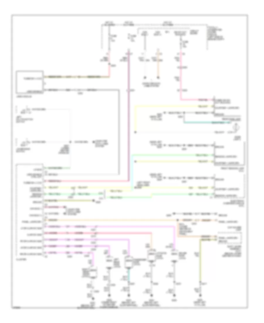 Interior Lights Wiring Diagram for Dodge Caliber Heat 2010