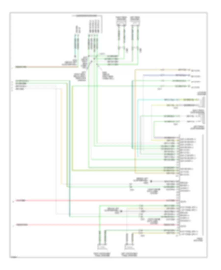 Radio Wiring Diagram 2 of 2 for Dodge Caliber Heat 2010