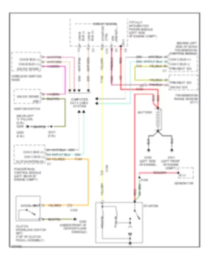 Starting Wiring Diagram for Dodge Caliber Heat 2010