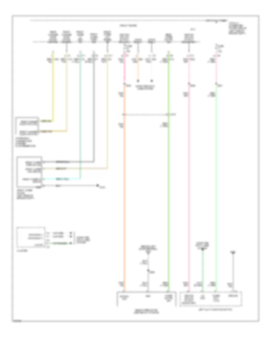 Wiper Washer Wiring Diagram for Dodge Caliber Heat 2010