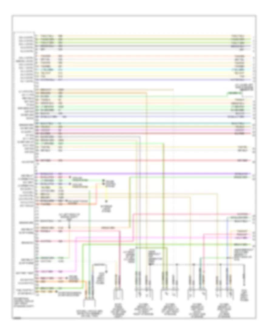 2.7L, Engine Performance Wiring Diagram (1 of 4) for Dodge Stratus SXT 2006