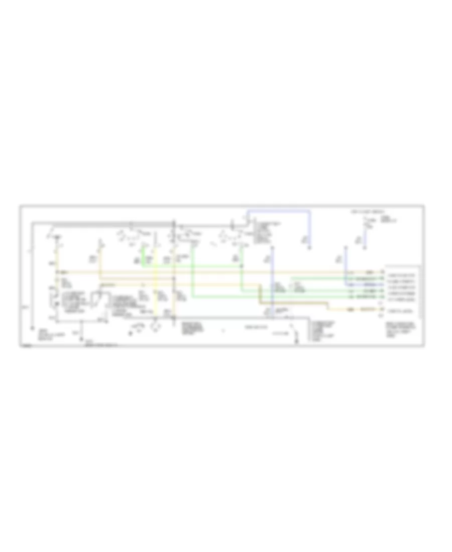 Interval Wiper Washer Wiring Diagram for Dodge Caravan LE 1995