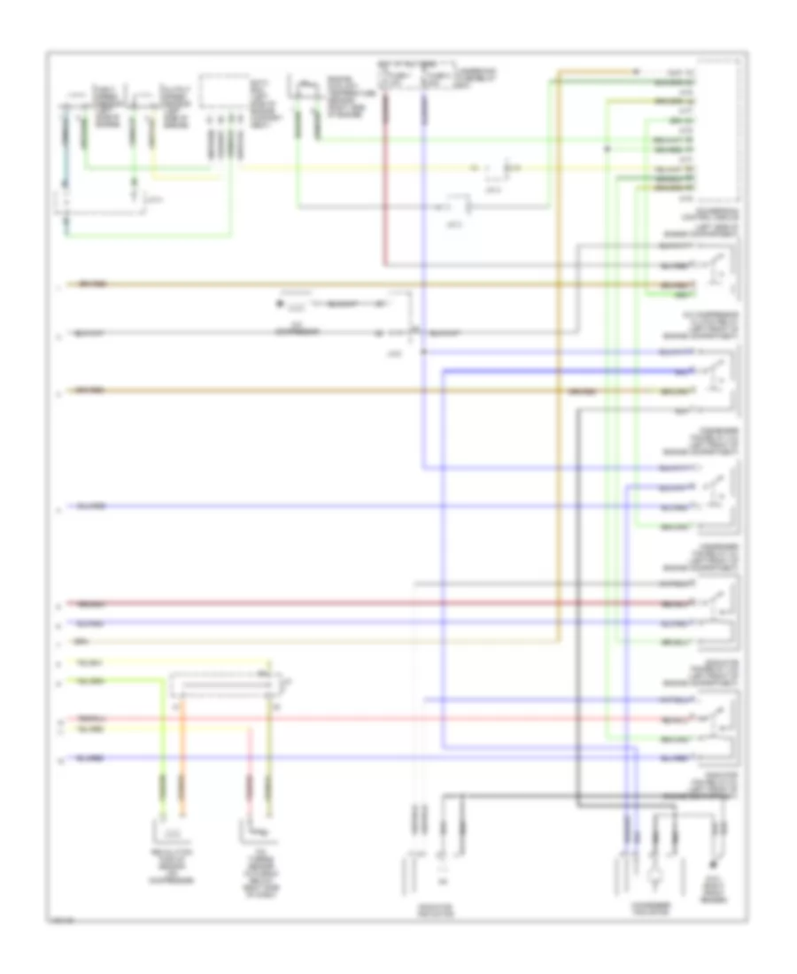 2.0L, AC Wiring Diagram, AT (2 of 2) for Dodge Avenger 1998