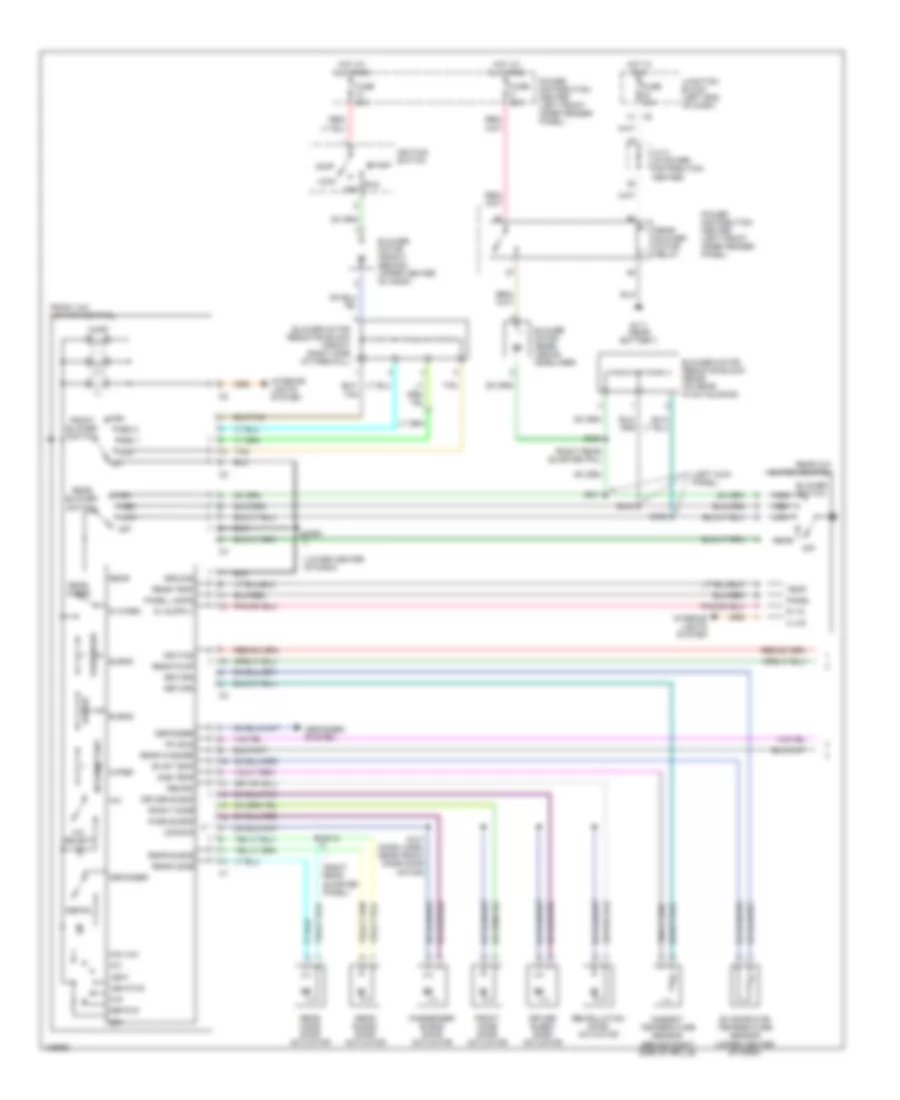 A C Wiring Diagram 1 of 2 for Dodge Durango 2001