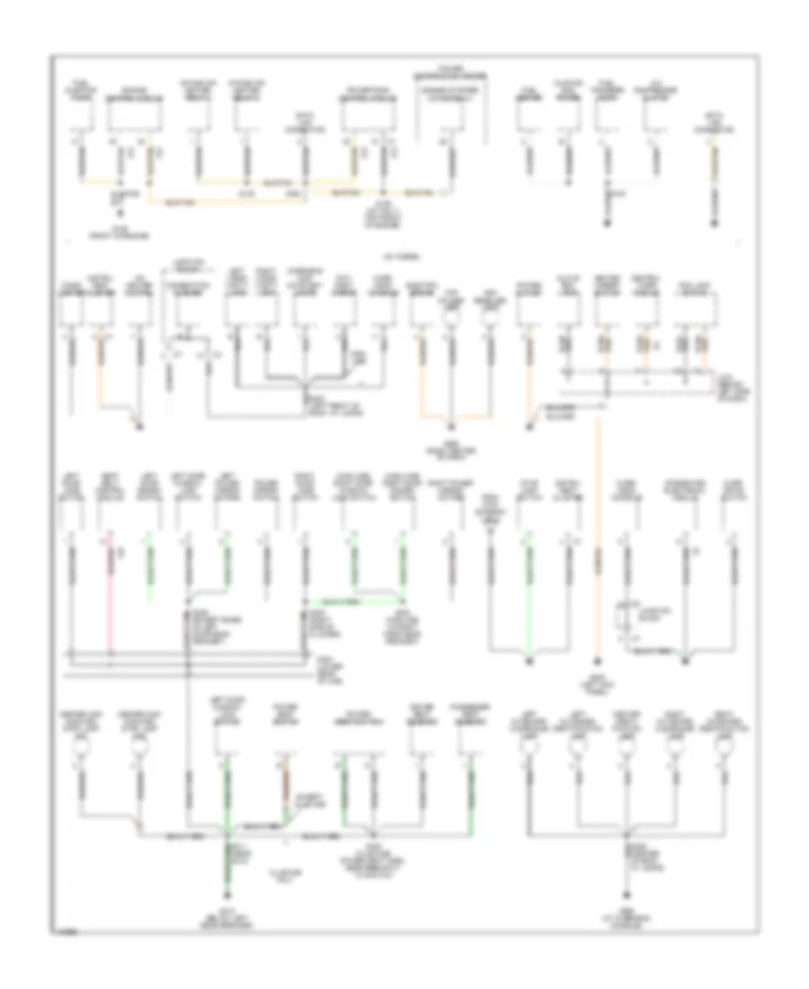 Ground Distribution Wiring Diagram (2 of 2) for Dodge Cab  Chassis R2500 1998