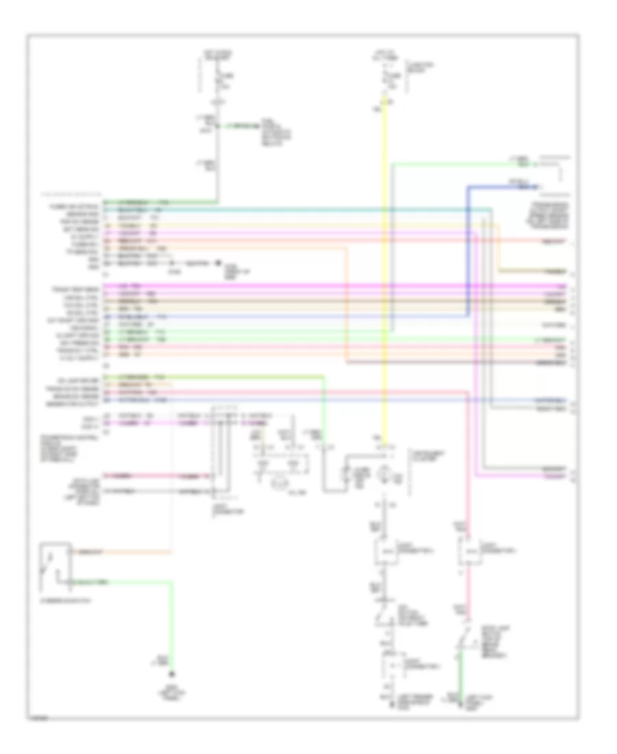 5.9L, Transmission Wiring Diagram (1 of 2) for Dodge Cab  Chassis R2500 1998
