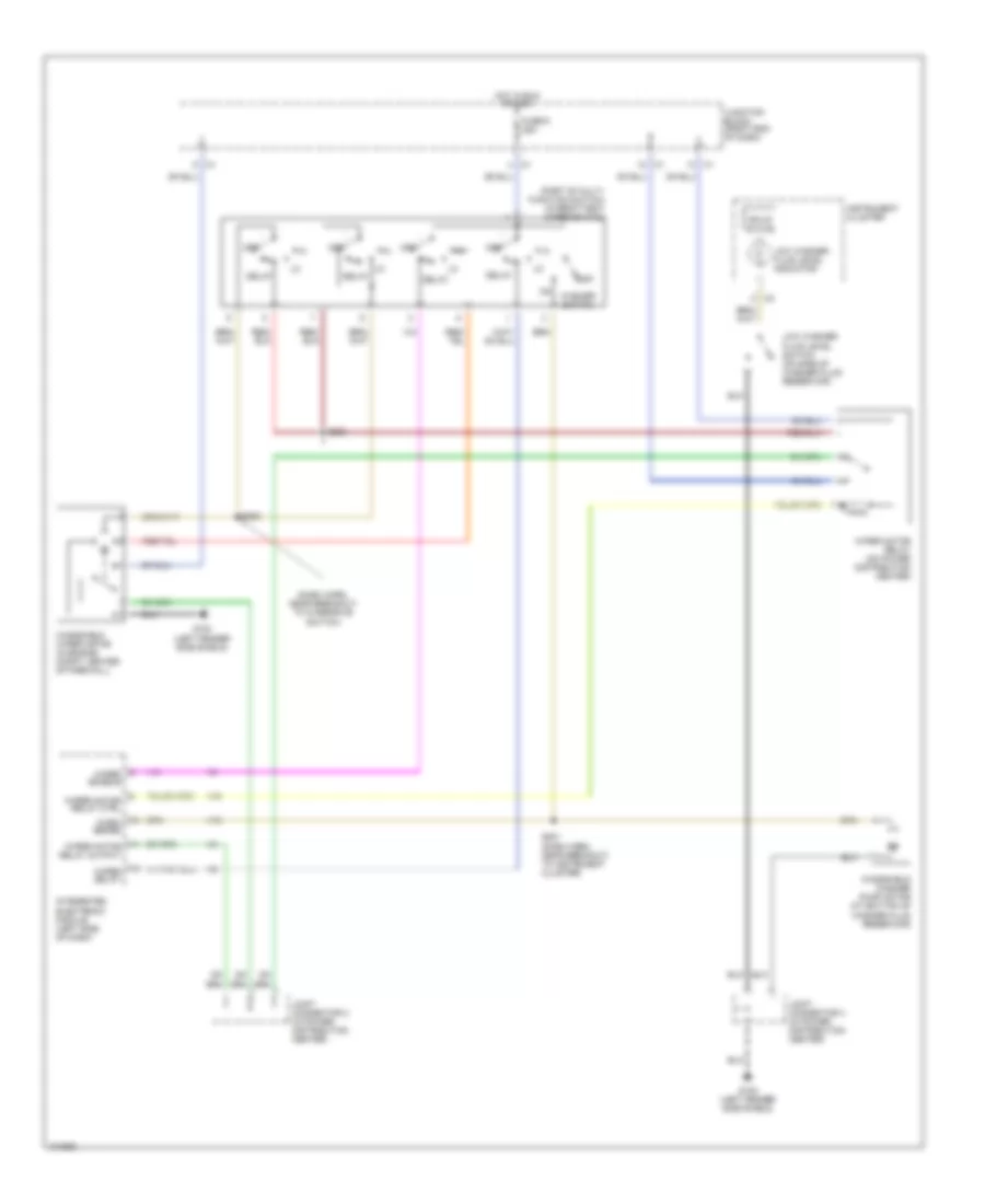 WiperWasher Wiring Diagram for Dodge Cab  Chassis R2500 1998