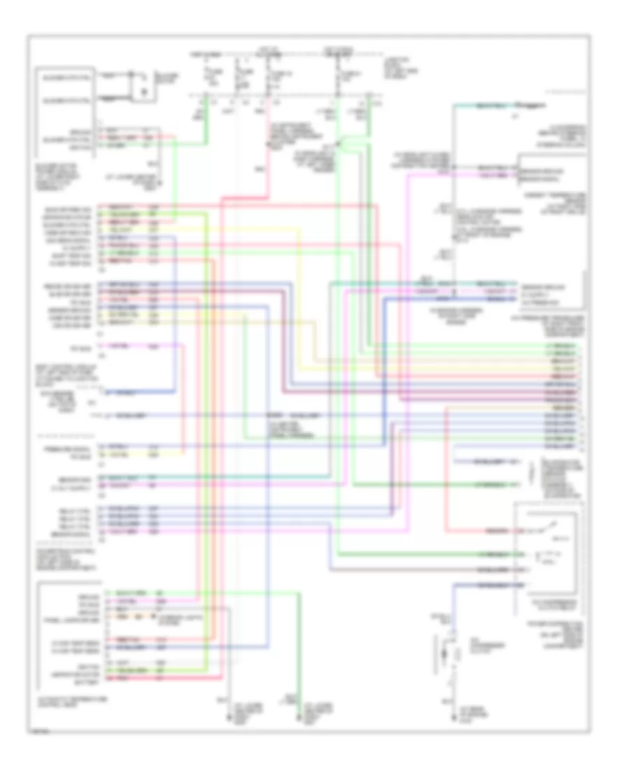 Air Conditioning Wiring Diagram 1 of 2 for Dodge Intrepid SXT 2003