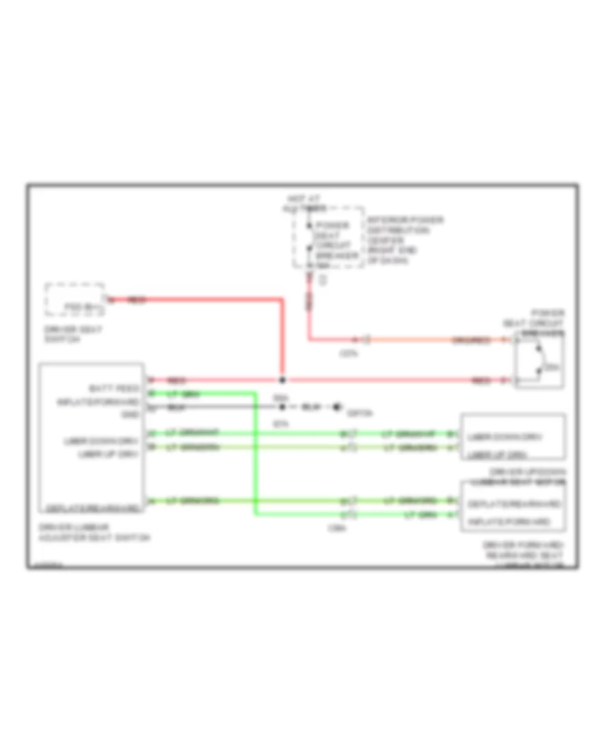 Driver s Lumbar Wiring Diagram for Dodge Journey AVP 2013