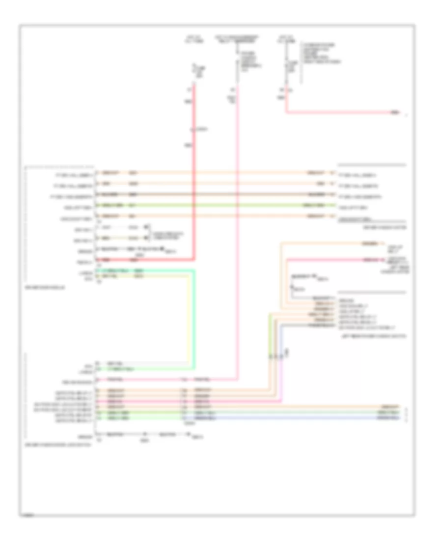 Power Windows Wiring Diagram 1 of 2 for Dodge Journey AVP 2013