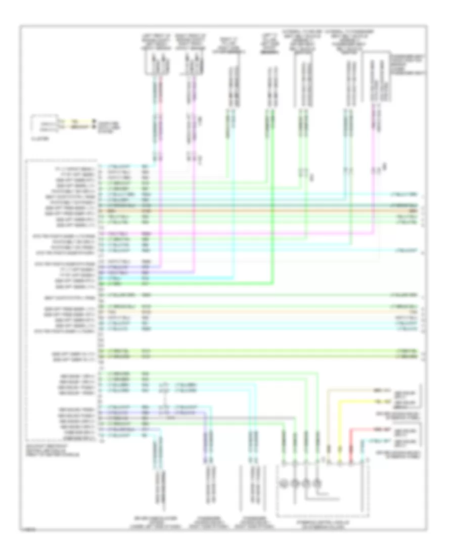 Supplemental Restraints Wiring Diagram 1 of 3 for Dodge Journey AVP 2013