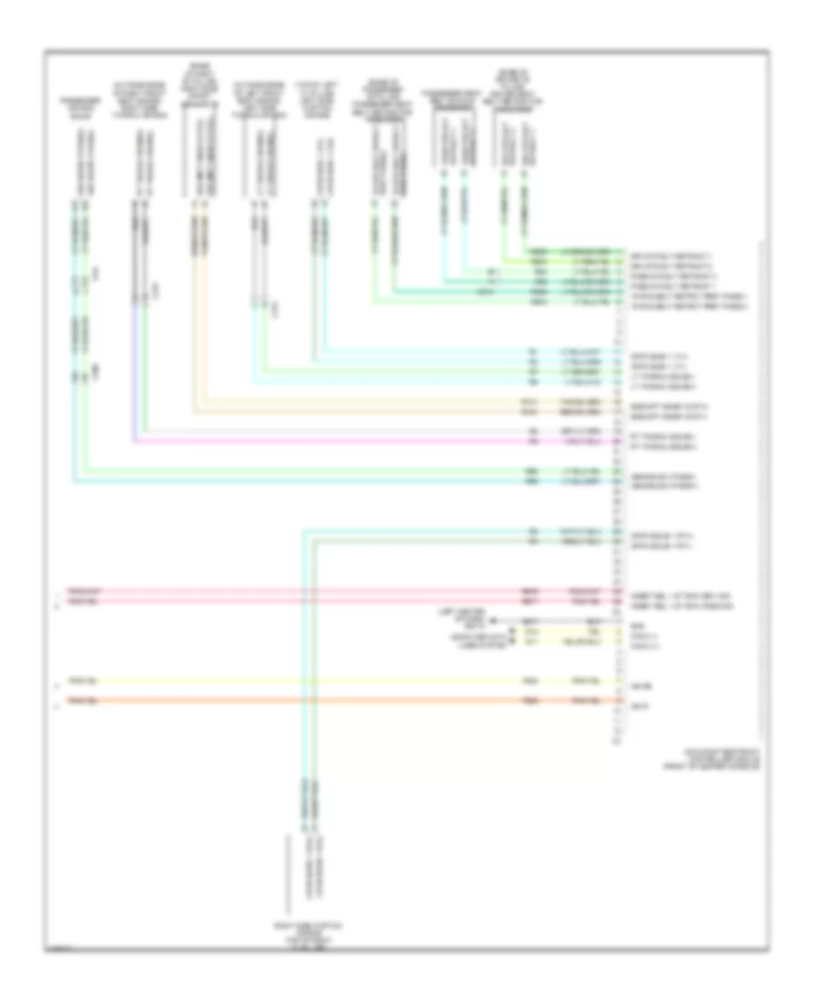 Supplemental Restraints Wiring Diagram (3 of 3) for Dodge Journey AVP 2013