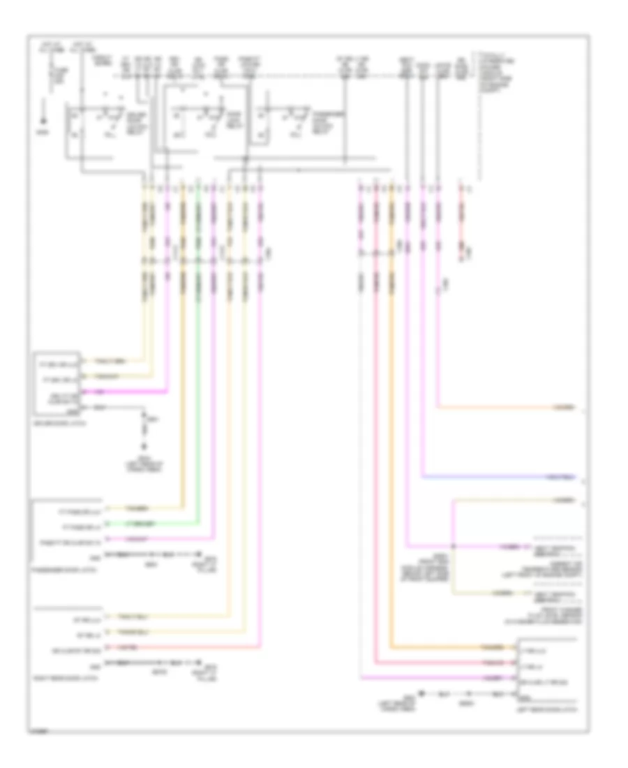 Forced Entry Wiring Diagram 1 of 2 for Dodge Durango Citadel 2011