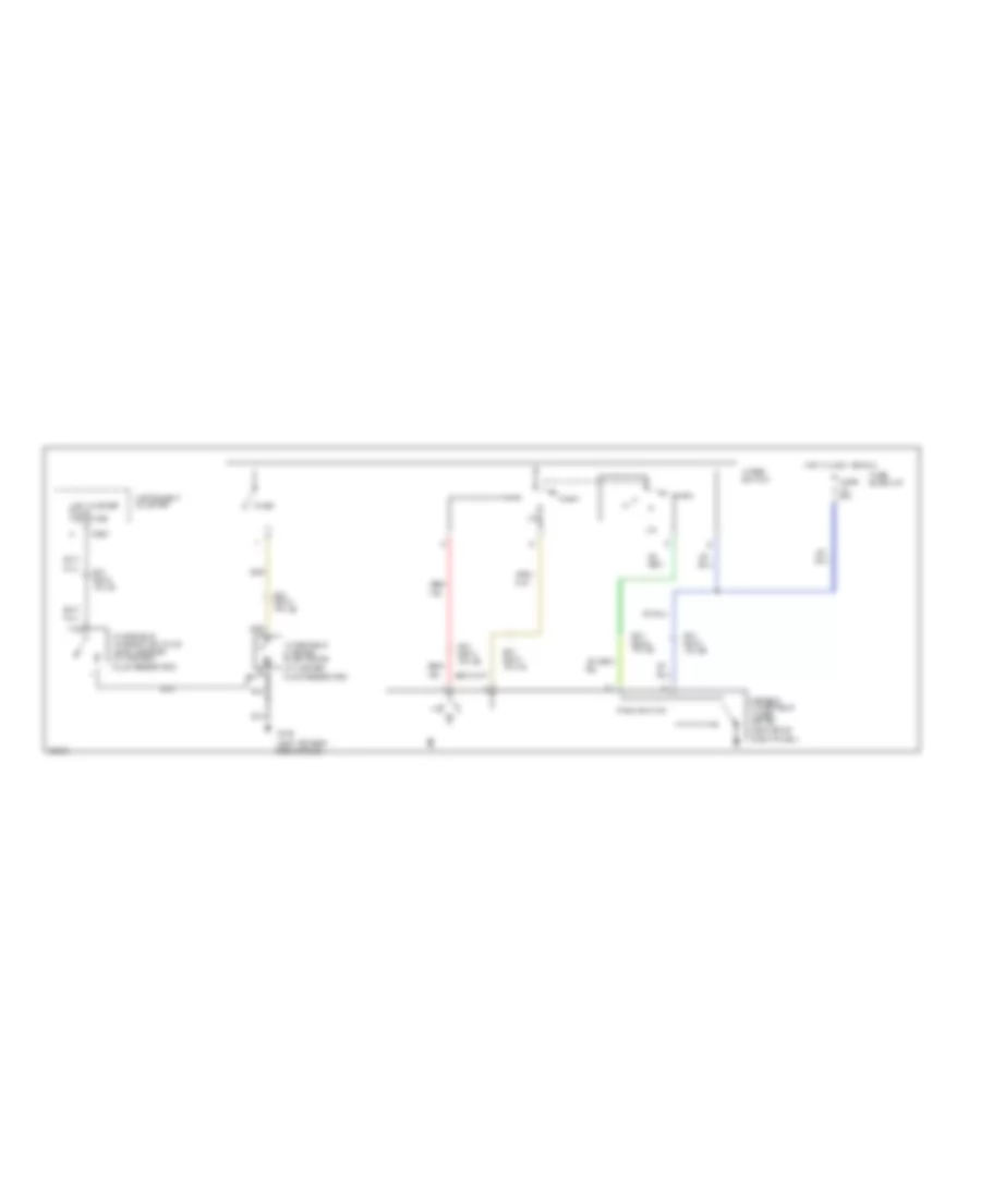 Электросхема стеклоочистителя, дворников и омывателя С 2 скоростями для Dodge Dakota 1995