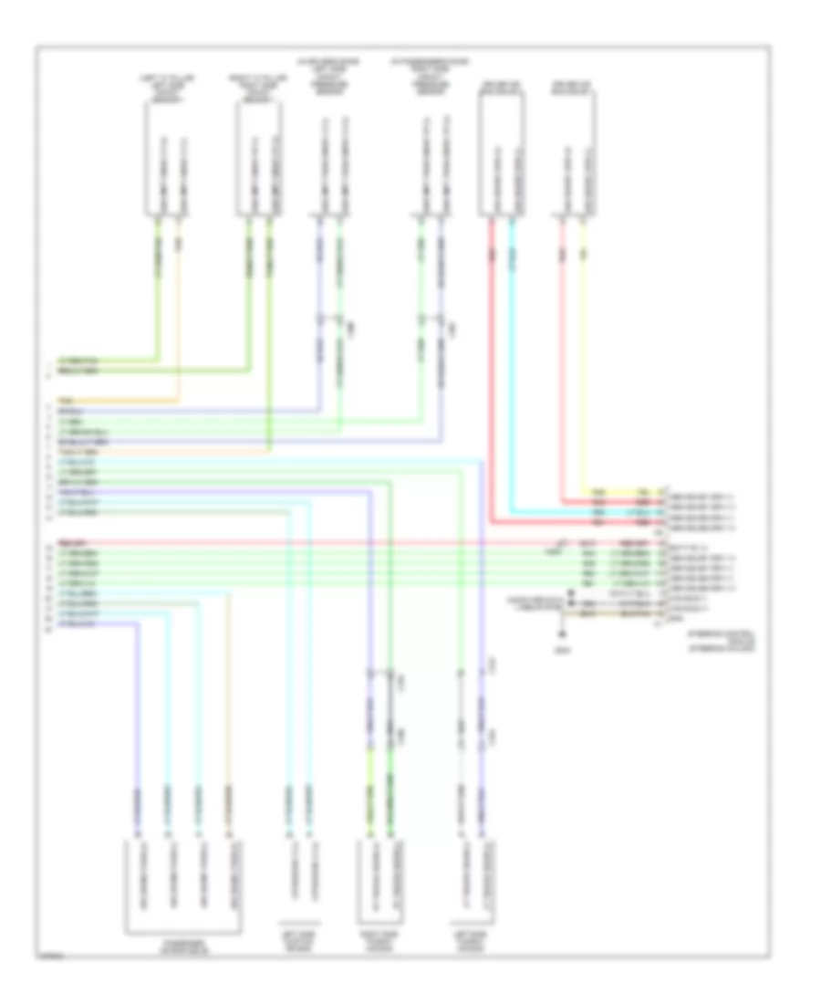Supplemental Restraints Wiring Diagram (3 of 3) for Dodge Challenger SRT-8 2012