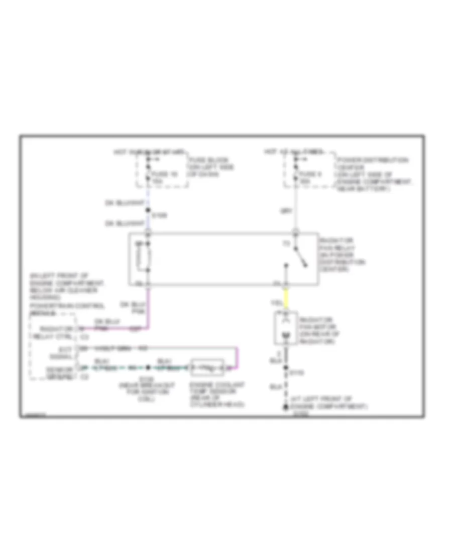 Cooling Fan Wiring Diagram for Dodge Neon R T 2003