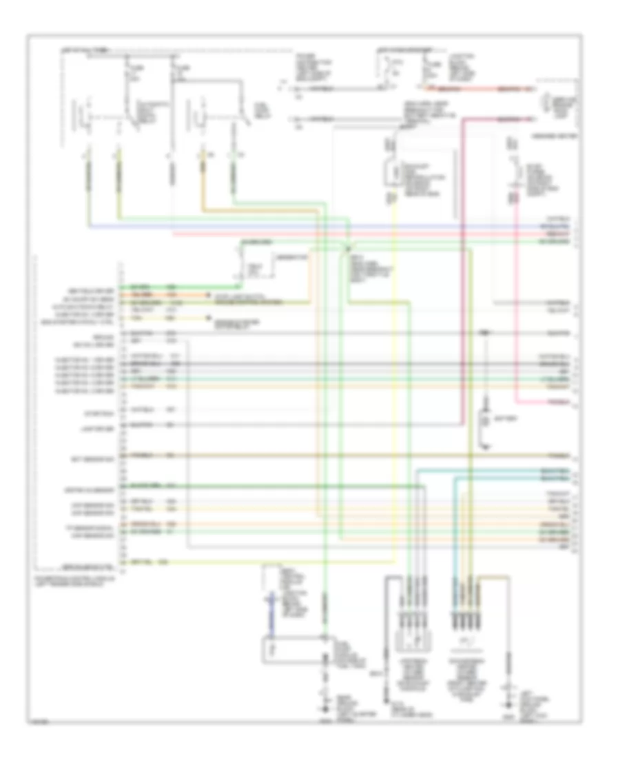 3.0L, Engine Performance Wiring Diagrams (1 of 3) for Dodge Caravan 1998