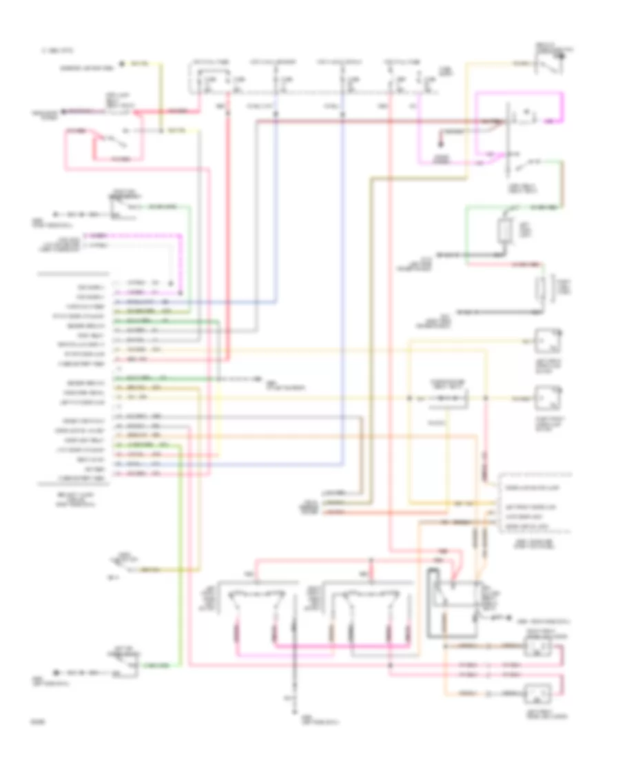 Anti-theft Wiring Diagram for Dodge Daytona 1993