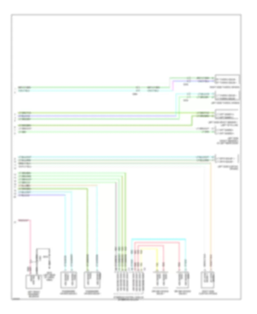 Supplemental Restraints Wiring Diagram (2 of 2) for Dodge Durango Crew 2011