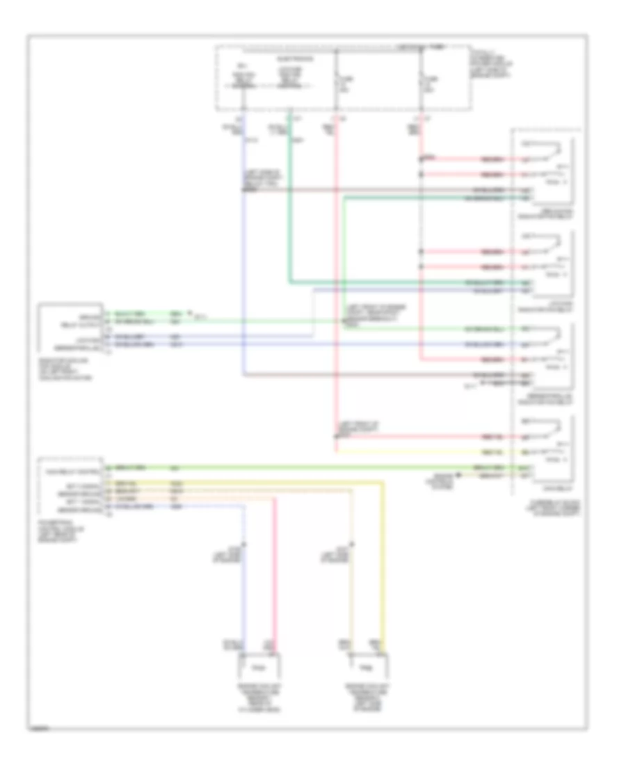 Cooling Fan Wiring Diagram for Dodge Caliber RT 2007