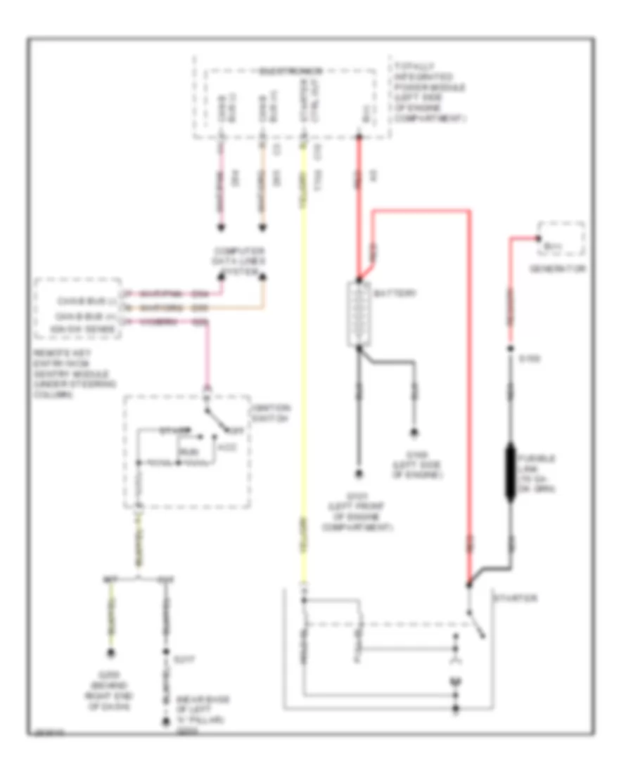 Starting Wiring Diagram for Dodge Caliber R T 2007