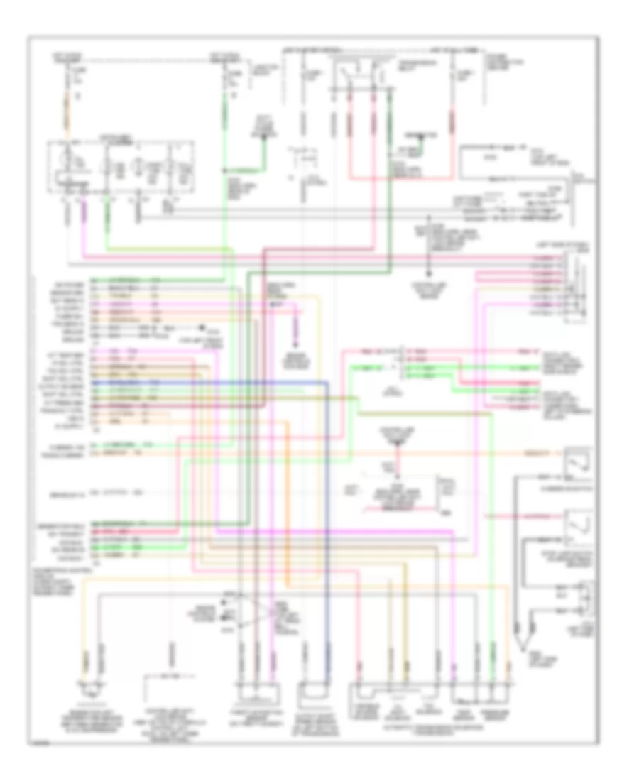 Transmission Wiring Diagram for Dodge Dakota RT 1998