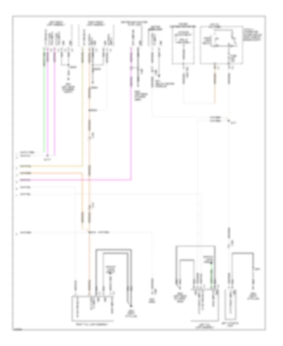 Exterior Lamps Wiring Diagram 2 of 2 for Dodge Durango Express 2011