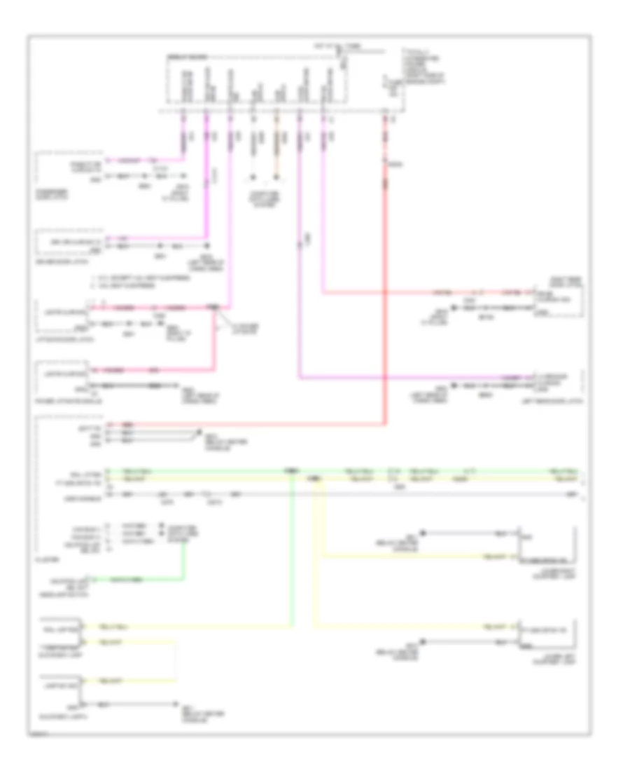 Courtesy Lamps Wiring Diagram 1 of 2 for Dodge Durango Express 2011