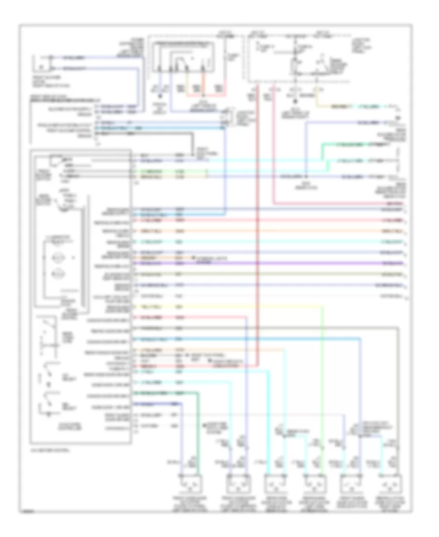 Automatic A C Wiring Diagram 1 of 2 for Dodge Durango 2005