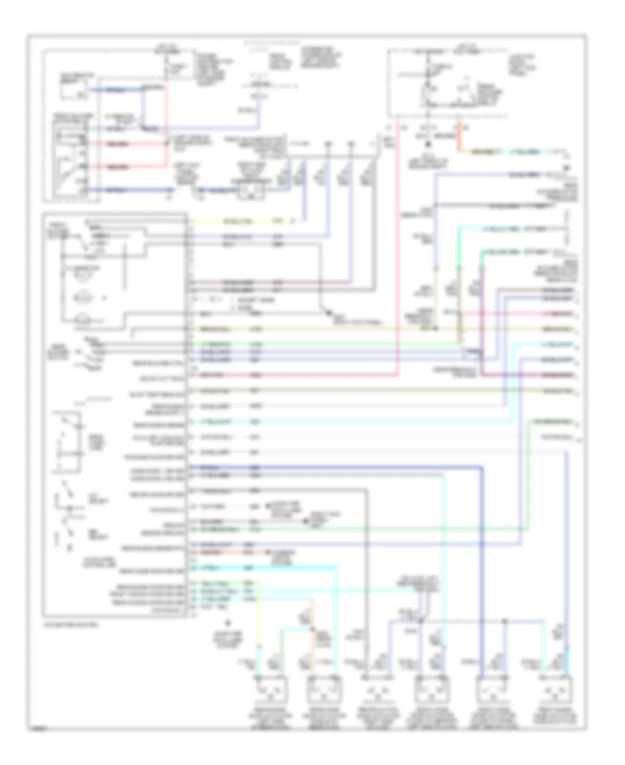 Manual A C Wiring Diagram 1 of 2 for Dodge Durango 2005